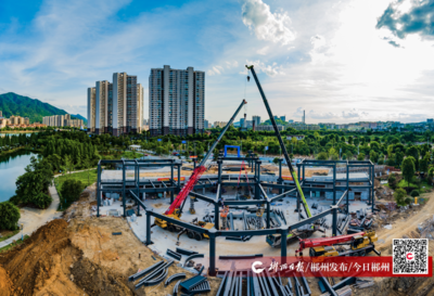 郴州水世界项目建设正酣