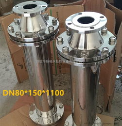 锅炉补水除垢器 hyc c不锈钢304材质dn25 100强磁除垢器